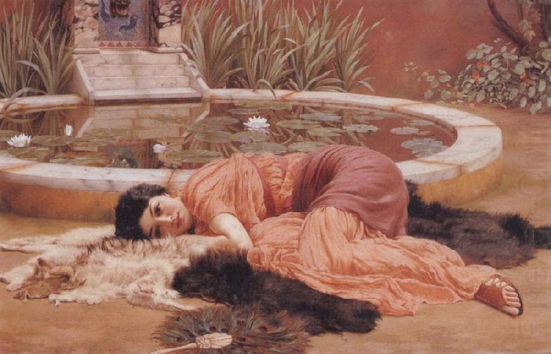 Does He Love me, John William Godward